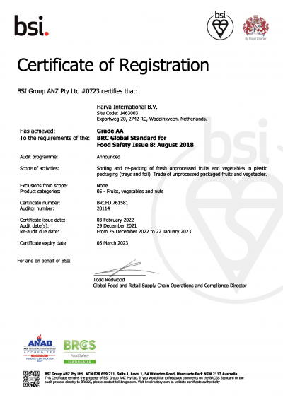 harva-international-b.v.-certificaat-brcfd-761581